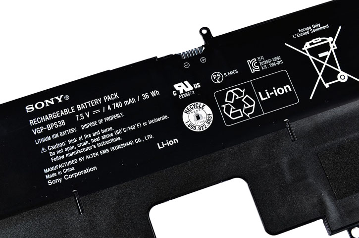 Battery for Sony VGP-BPSE38 laptop