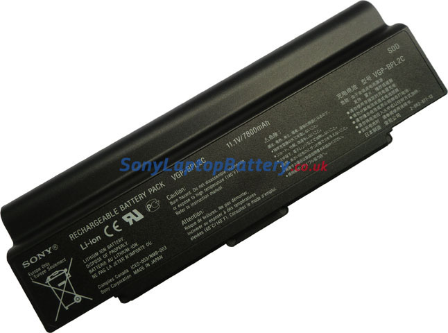 Battery for Sony VAIO VGN-FJ11B/W laptop