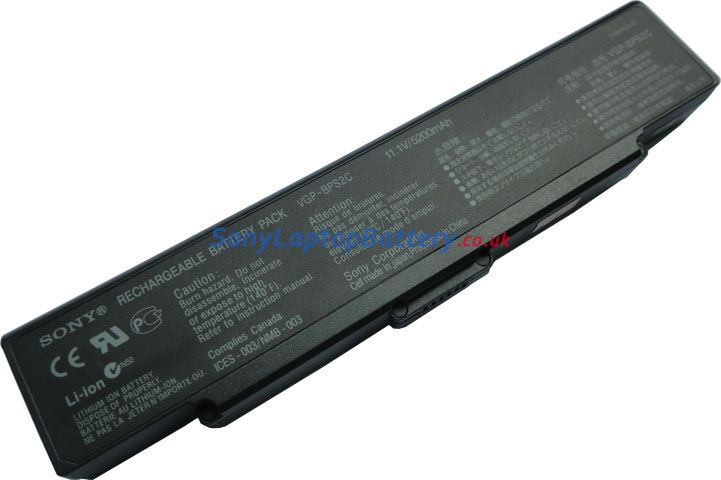 Battery for Sony VAIO VGN-FJ170/B laptop
