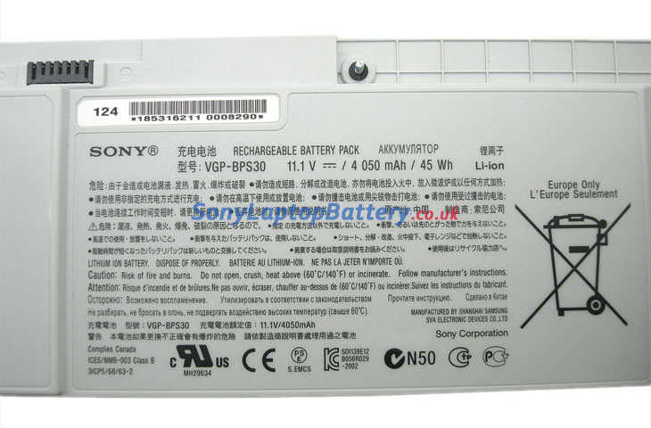 Battery for Sony VAIO SVT13128CCS laptop