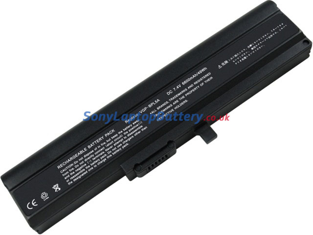 Battery for Sony VAIO VGN-TX27LP/B laptop