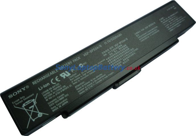 Battery for Sony VGP-BPL9 laptop
