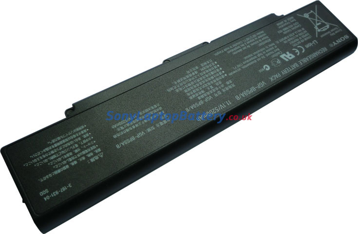 Battery for Sony VAIO VGN-CR29XN/B laptop